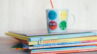 Book cup drink drinking straw 4k wallpaper