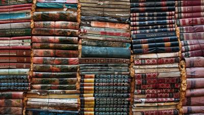 Books covers library 4k wallpaper