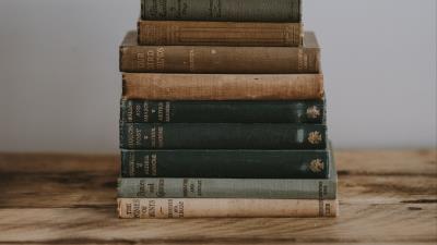 Books pile collection 4k wallpaper