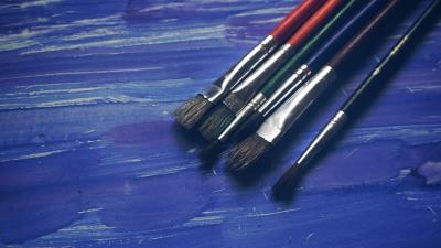 Brushes art paint watercolor 4k wallpaper
