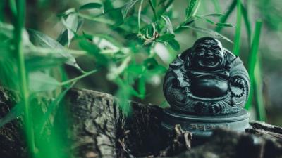 Buddha buddhism statuette 4k wallpaper