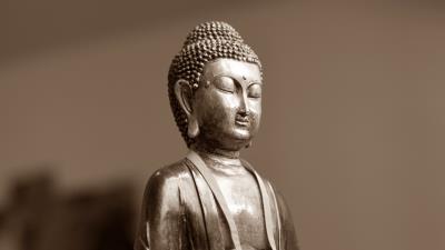 Buddha meditation east figurine 4k wallpaper