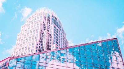 Building architecture glass 4k wallpaper