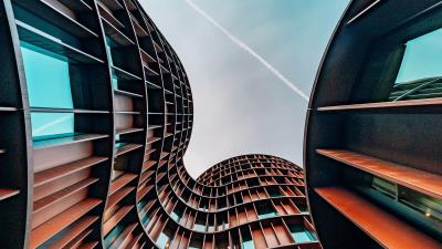 Building architecture structure 4k wallpaper