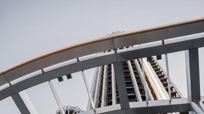 Building bottom view architecture image 4k wallpaper