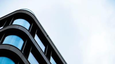 Building bottom view architecture 4k wallpaper