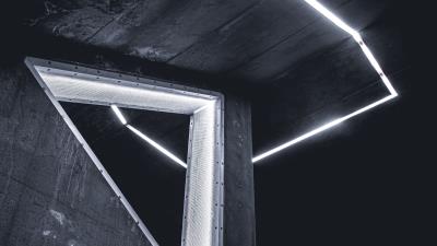 Building bw facade 4k wallpaper