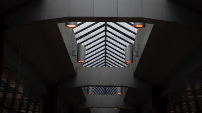 Building lights interior 4k wallpaper