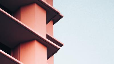 Building wall facade 4k wallpaper