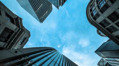 Buildings skyscrapers sky 4k wallpaper