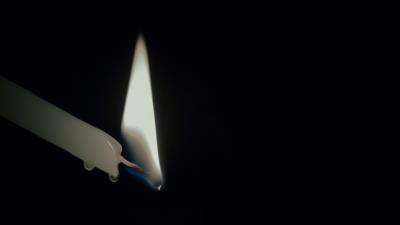 Candle fire burn image 4k wallpaper