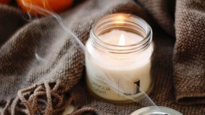 Candle match smoke 4k wallpaper