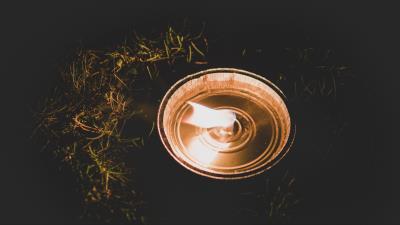 Candle wax wick 4k wallpaper