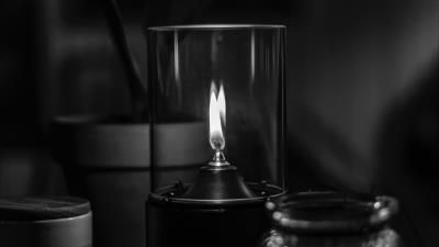 Candle wick fire image 4k wallpaper