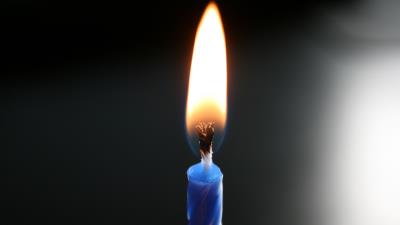 Candle wick fire 4k wallpaper