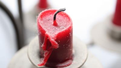 Candle wick wax cobweb 4k wallpaper