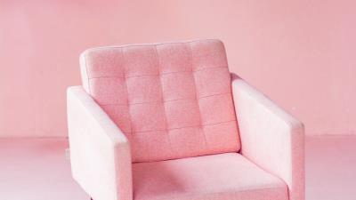 Chair pink balls 4k wallpaper