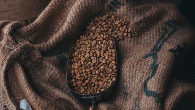 Coffee beans coffee cloth 4k wallpaper