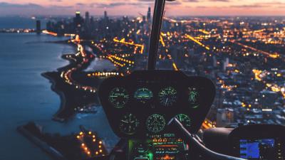 Control panel helicopter pilot 4k wallpaper