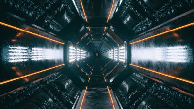 Corirod space room 4k wallpaper