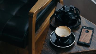 Cup camera phone 4k wallpaper