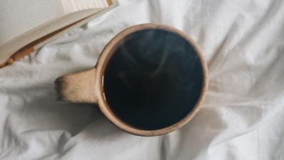 Cup coffee book 4k wallpaper