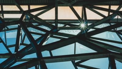 Design construction light 4k wallpaper