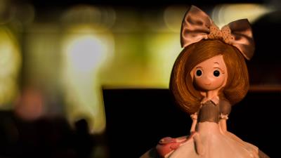 Doll toy girl dress 4k wallpaper