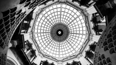 Dome building architecture 4k wallpaper