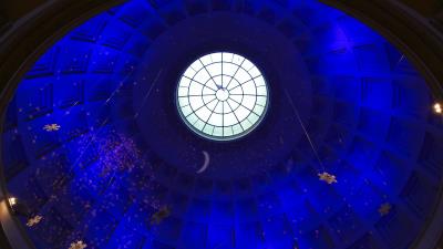 Dome window architecture 4k wallpaper