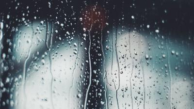 Drops blur glass 4k wallpaper