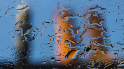 Drops water blur 4k wallpaper