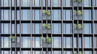 Facade architecture building 4k wallpaper