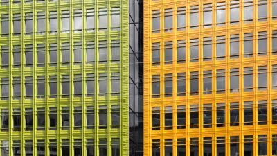 Facade building architecture wall 4k wallpaper