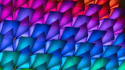 Facade structure colorful 4k wallpaper