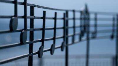 Fence notes music staff 4k wallpaper