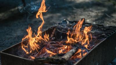 Fire barbecue bonfire 4k wallpaper