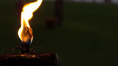 Fire wick flame 4k wallpaper