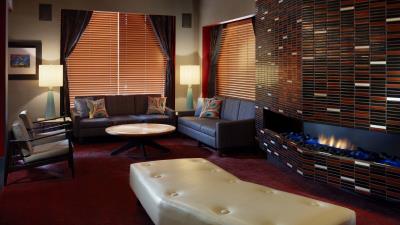 Fireplace gas design living roo 4k wallpaper