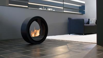 Fireplace unusual creativ 4k wallpaper