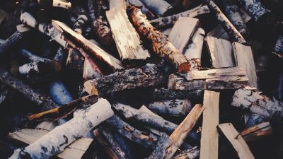 Firewood logs timber 4k wallpaper