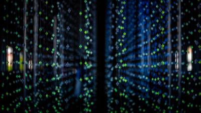 Garlands bulbs glow 4k wallpaper