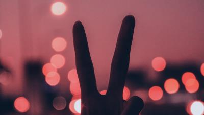 Gesture hand fingers 4k wallpaper