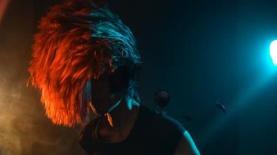 Girl dance music 4k wallpaper