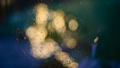 Glare drops glass 4k wallpaper