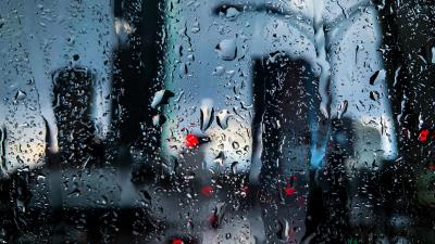 Glass glare drops 4k wallpaper