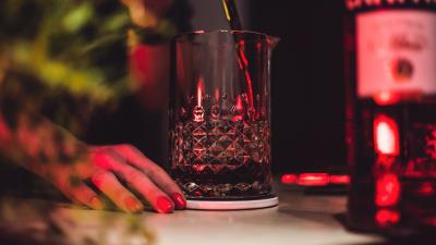 Glass hand light 4k wallpaper