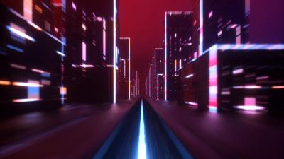 Glow street art 4k wallpaper