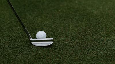 Golf ball golf club 4k wallpaper