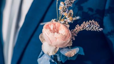 Groom jacket boutonniere 4k wallpaper
